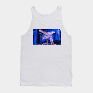 Curled Chinese snail steel light sculpture H Tank Top